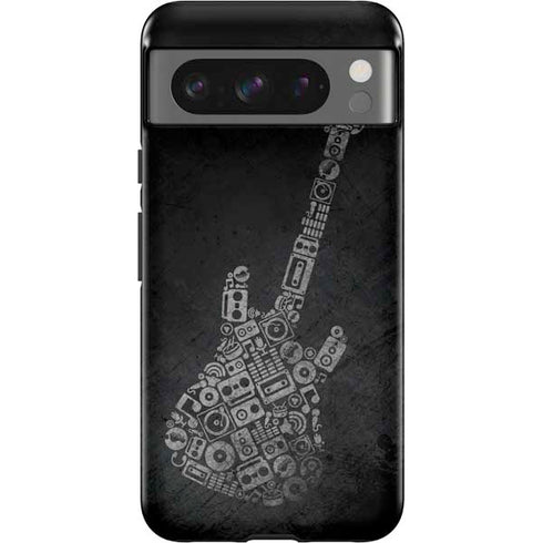 Guitar Pattern Google Pixel 8 Pro Impact Case